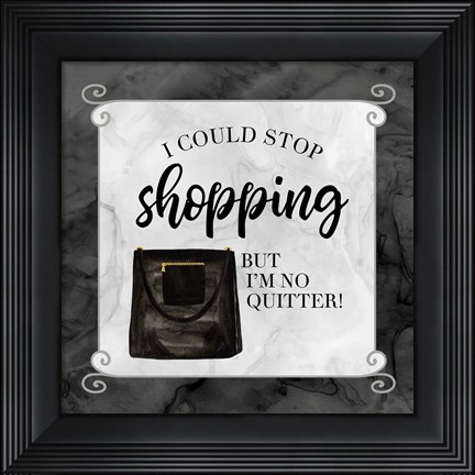 Framed Fashion Humor XI-Stop Print
