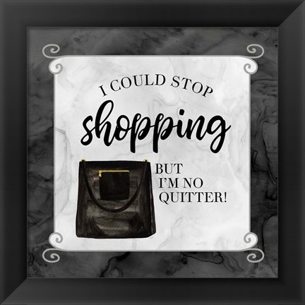 Framed Fashion Humor XI-Stop Print