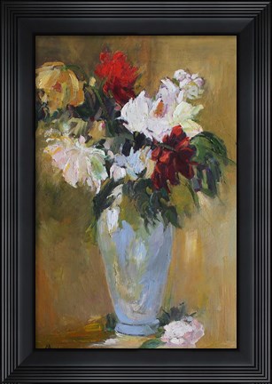 Framed Flower Power Vase Print