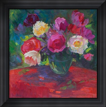 Framed Petals and Passion Print