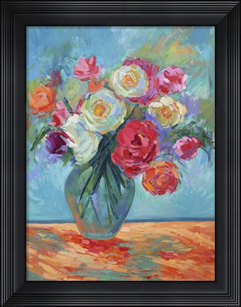 Framed Petals and Persistence Print