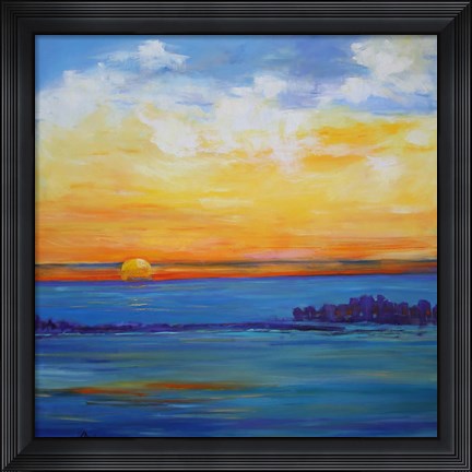 Framed Independence Day Sunset Print