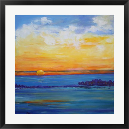 Framed Independence Day Sunset Print