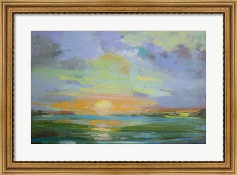 Framed Sherbert Sunset Print