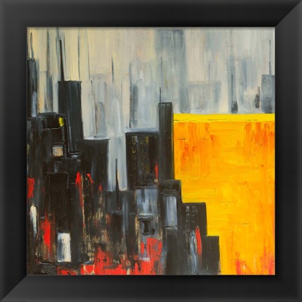 Framed City that Never Sleeps II Print