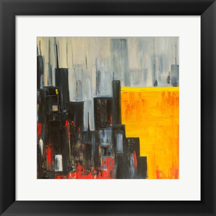 Framed City that Never Sleeps II Print