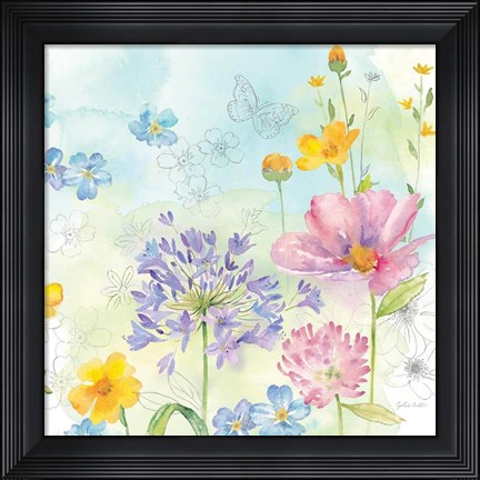 Framed Wildflower Mix II Print