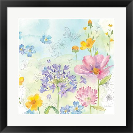 Framed Wildflower Mix II Print