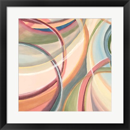 Framed Overlapping Rings IV Print