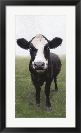 Framed Funky Cow I Print