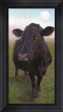 Framed Funky Cow II Print