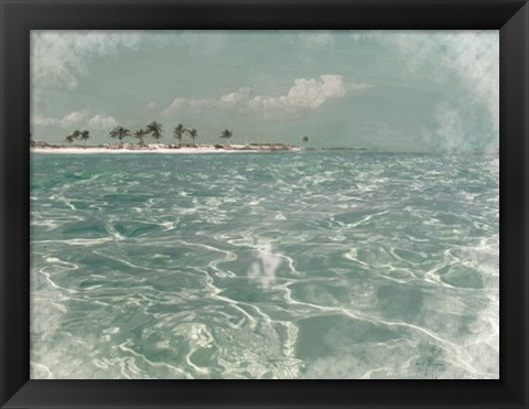 Framed Beach Scene I Print