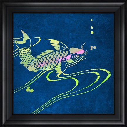 Framed Koi II Print