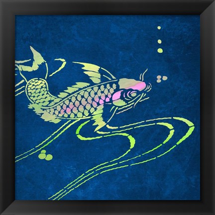 Framed Koi II Print