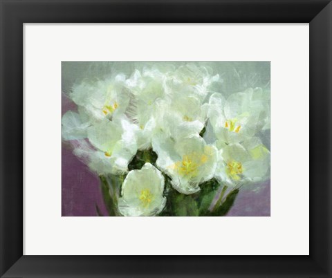 Framed Sunlit Tulips Print