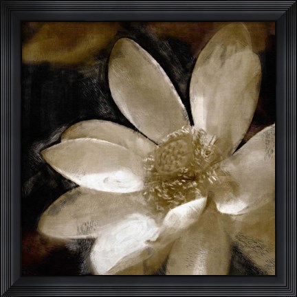 Framed Bronze Lily Print