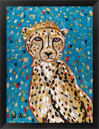 Framed Queen Cheetah Print