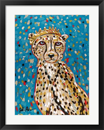 Framed Queen Cheetah Print