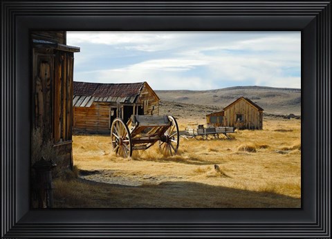 Framed Wheel &amp; Sled Print