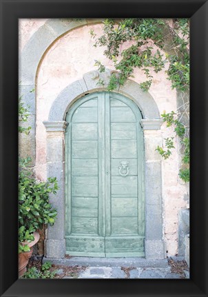 Framed Venice Doorway Light Print