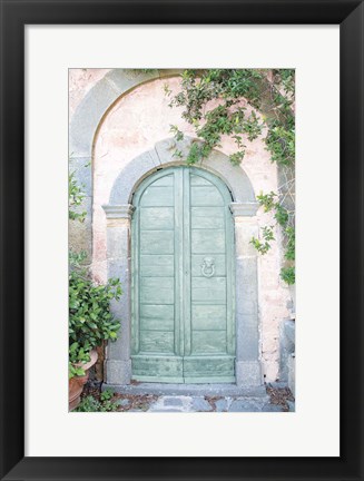 Framed Venice Doorway Light Print