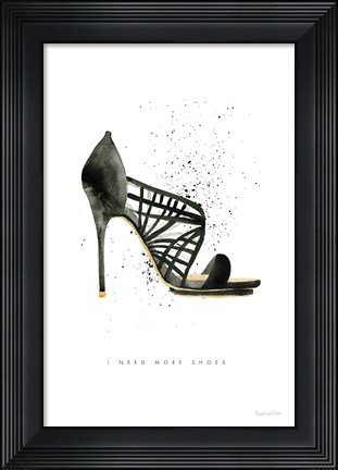 Framed Stiletto Style I Print