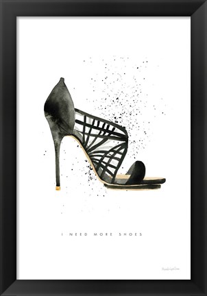 Framed Stiletto Style I Print