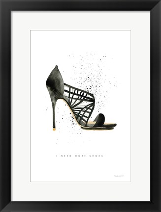 Framed Stiletto Style I Print