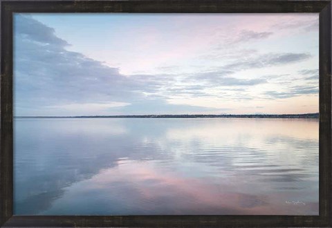 Framed Bellingham Bay Clouds Reflection II Print