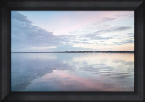 Framed Bellingham Bay Clouds Reflection II Print