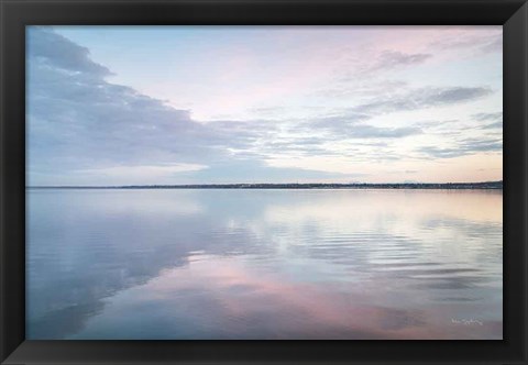 Framed Bellingham Bay Clouds Reflection II Print