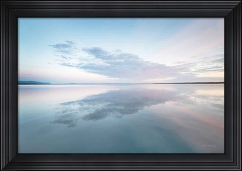 Framed Bellingham Bay Clouds Reflection I Print