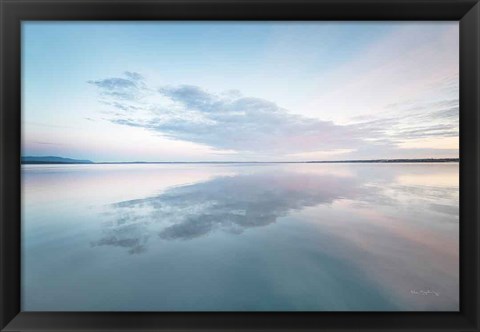 Framed Bellingham Bay Clouds Reflection I Print
