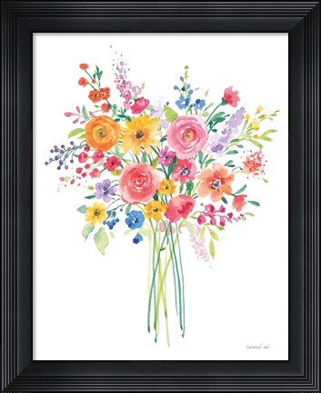 Framed Sunshine Flowers Print
