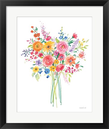 Framed Sunshine Flowers Print