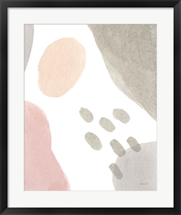 Framed Abstract Tidepool II Print