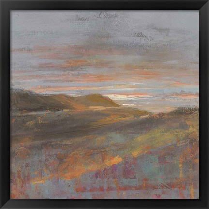 Framed Dawn on the Hills Print