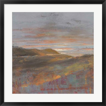 Framed Dawn on the Hills Print