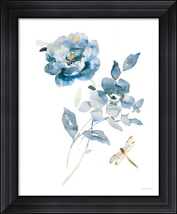 Framed Blues of Summer IV Gilded Print
