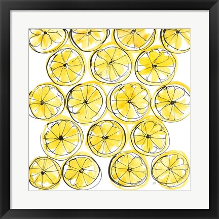 Framed Cut Lemons IV Print