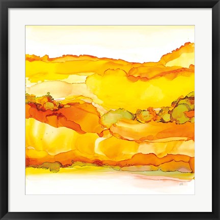 Framed Yellowscape II Print