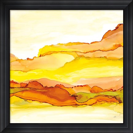 Framed Yellowscape I Print