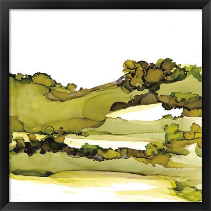 Framed Greenscape I Print