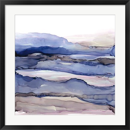 Framed Bluescape IV Print