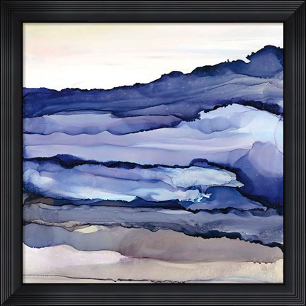 Framed Bluescape III Print
