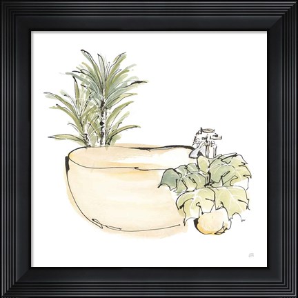 Framed Tub V Print