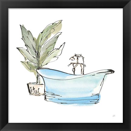 Framed Tub II Print