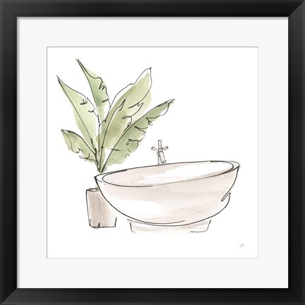 Framed Neutral Tub V Print