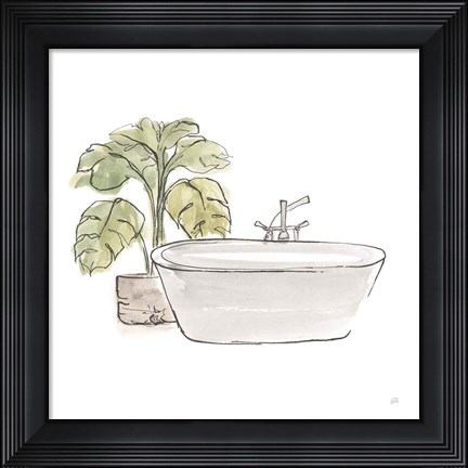 Framed Neutral Tub IV Print