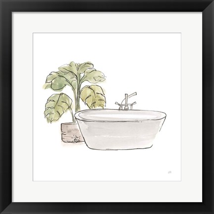 Framed Neutral Tub IV Print